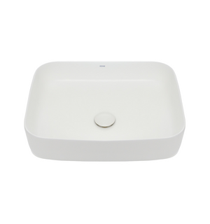 Раковина накладная прямоугольная, цвет белый матовый. 500x390x140 AQM5010MW AQUAme