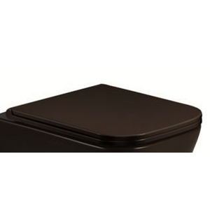 Сиденье дюропласт, soft close, металлическое крепление, черное, ARDENTE-R BB520SC-NERO Belbagno