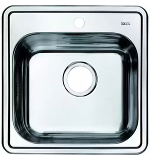 Мойка из нерж стали полированная 485*485 Strit S IDDIS STR48P0i77