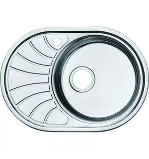 Мойка Suno S SUN65PRi77, полированная, чаша справа, 650*460