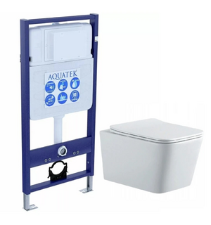 Унитаз с инсталляцией SET AQUATEK ЛИБРА N Aquatek