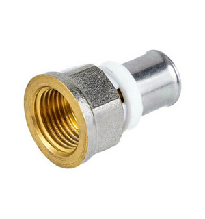 Муфта пресс латунь Дн20х 3/4" ВР STI