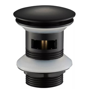 Донный клапан 8011/03 black (автомат)