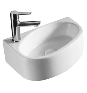 Раковина подвесная правая 42*29*14, AZ-4519A, Azario