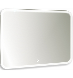 Зеркало 800*600 bluetooth+подогрев+часы внешней настройки+сенсор выкл, Стив New LED-00002377, Azario