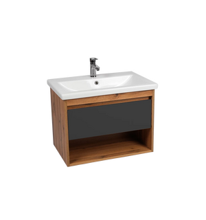 Тумба-умывальник 1 ящик подвесная Бостон COMO 50  380х460х500 VBOS50CO-T1YP Viant