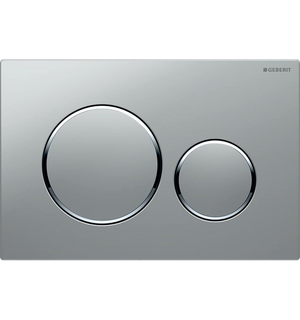 Клавиша смыва  хром матовый/хром глянцевый Sigma 20  115.882.KN.1 Geberit