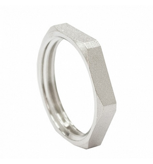 Контргайка 1/2" никелированная 0000000795 STI