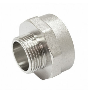 Переходник 1/2" х3/8" в-н никелированный 0000003590 STI