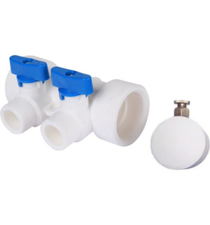 Коллектор 32/2*20w с воздухоотводчиком синий ТТ000014937 MeerPlast
