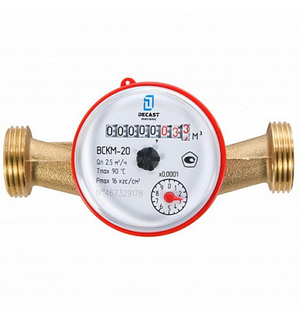 Счетчик воды ВСКМ-20 У (универсальный с кмч) Decast
