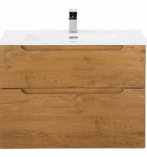 Тумба под раковину подвесная с двумя выкатными ящиками ETNA H-60 Rovere Nature 900x455x600 BelBagno