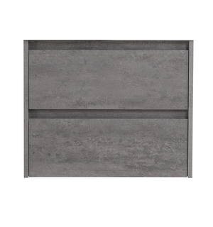 Тумба под раковину подвесная с двумя выкатными ящиками KRAFT 39 Cemento Grigio 700х390x500 BelBagno
