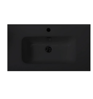 Керамическая раковина чёрная матовая 81x46x17 BB800ETL-MB BelBagno