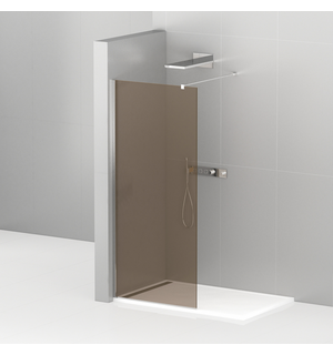 Душевая перегородка LIBERTA-L-1-110-120-BR-Cr Cezares