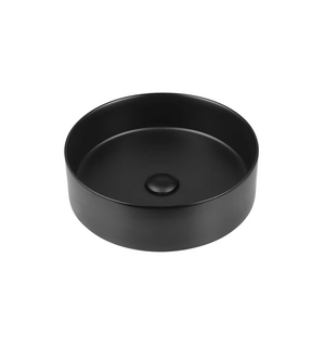 Раковина накладная керамическая 405х405х130 черная матовая VBS-316MB Vincea