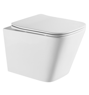 Унитаз подвесной Teramo безободковый с сиденьем микролифт (Торнадо)  AZ-0052-UQ Azario