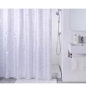 Штора для ванной комнаты IDDIS Silver Gauze 341P20RI11
