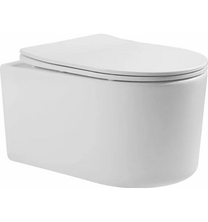 Унитаз подвесной безободковый с сиденьем микролифт Мия AQ2004-00  Aquatek
