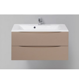 Тумба под раковину подвесная с двумя выкатными ящиками  Capucino Lucido 900x500x500 BelBagno
