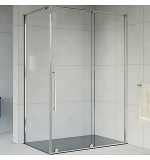 Душевой уголок Arno 150х100, хром, стекло прозрачное VSR-1A1015CL Vincea