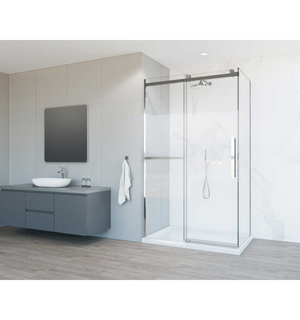 Душевой уголок Como Soft 110х80, хром, стекло прозрачное VSR-1CS8011CL Vincea