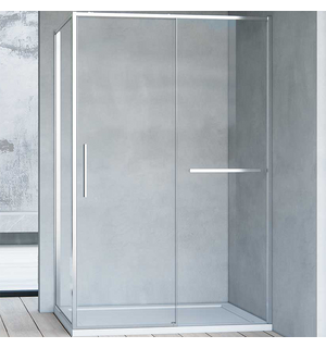 Душевой уголок Slim Soft 100х90, хром, стекло прозрачное VSR-1SS9010CL Vincea