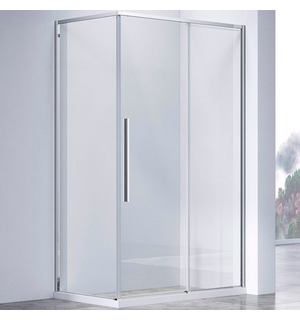 Душевой уголок Slim-N 130х90, хром, стекло прозрачное VSR-4SN9013CL Vincea