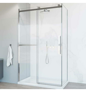 Душевой уголок Como Soft 130х80, хром, стекло прозрачное VSR-1CS8013CL Vincea