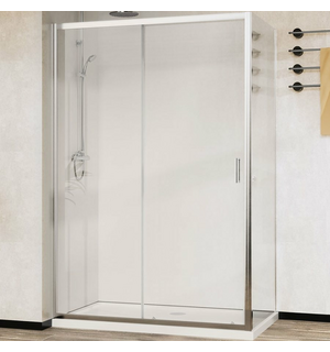 Душевой уголок City 120х90, хром, стекло прозрачное VSR-5CT9012CL Vincea