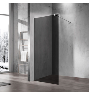 Душевая перегородка Walk-In 110х200, хром, стекло тонированное VSW-1H110CG Vincea