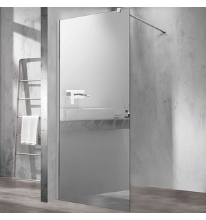 Душевая перегородка Walk-In 80х200, хром, стекло зеркальное VSW-1H80MR Vincea