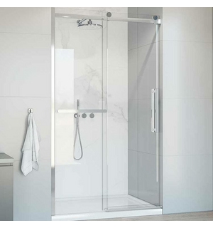 Душевая дверь Como Soft 130, хром, стекло прозрачное VDS-1CS130CL Vincea