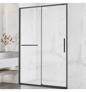 Душевая дверь Slim Soft 140, вороненая сталь, стекло прозрачное VDS-1SS140CLGM Vincea
