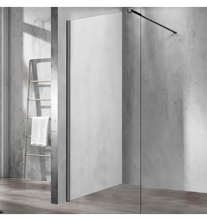 Душевая перегородка Walk-In 70х200, вороненая сталь, стекло прозрачное VSW-1H70CLGM Vincea