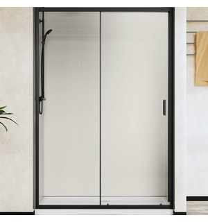 Душевая дверь City 120, черный, стекло прозрачное VDS-5CT120CLB Vincea