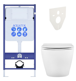 Унитаз с инсталляцией Set AQUATEK ЕВРОПА-KKI2 Aquatek