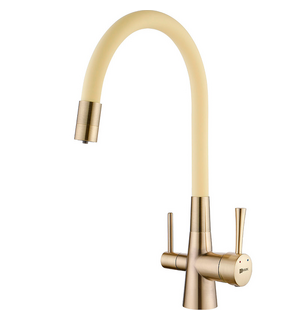 Смеситель для кухни с подключением к фильтру LM3075B-Beige Lemark