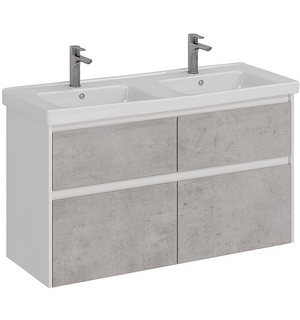 Тумба под раковину Combi 125 см LM03C125T-Beton Lemark