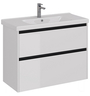 Тумба под раковину Combi 100 см LM03C100T-black Lemark