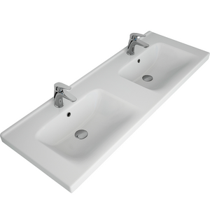 Раковина керамическая Гармония-125 двойная 641938 Lemark