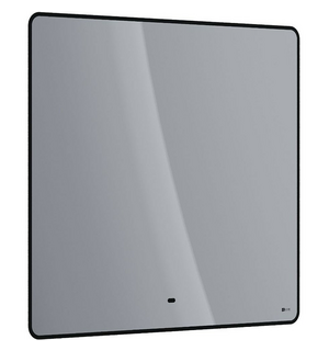 Зеркало Mioblack 90х80 см с интерьерной подсветкой и подогревом LM90ZM-black Lemark