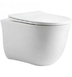 Унитаз подвесной безободковый Классик с сиденьем микролифт AQ1112-00 Aquatek