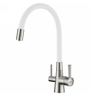 Смеситель для кухни Comfort LM3075BN-White Lemark