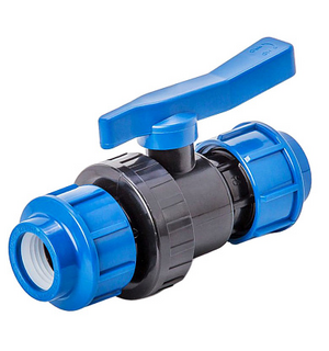 Кран шаровой ПНД разъёмный 32х32 ТТ000015838