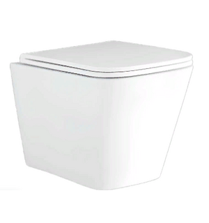 Унитаз подвесной безободковый Дельта с сиденьем микролифт AQ1911-00 Aquatek