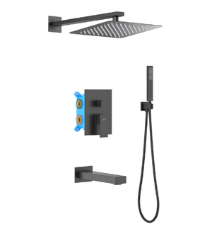 Душевой комплект Set 4 в 1 Либра AQ1673MB Aquatek