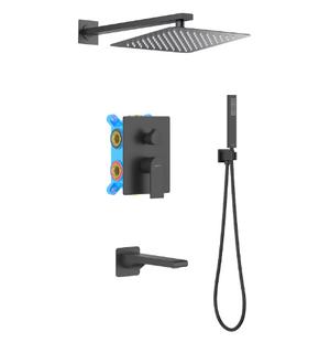 Душевой комплект Set 4 в 1 Лира AQ1473MB Aquatek