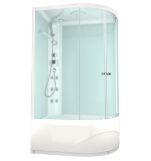 Душ. кабина Delight Slim128 L high DS01DS128LHWM10 Domani