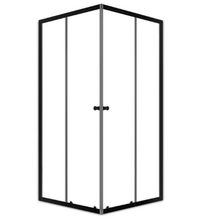 Душевое ограждение Domani-Spa Cube 110 DS04Cb110L0Cl00.Gt-Black Domani